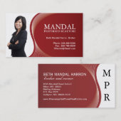 Visitekaartje onroerend goed (Voorkant / Achterkant)