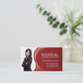 Visitekaartje onroerend goed (Staand voorkant)