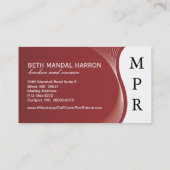 Visitekaartje onroerend goed (Achterkant)