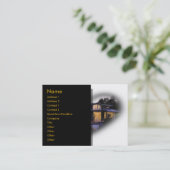 Visitekaartje onroerend goed (Staand voorkant)