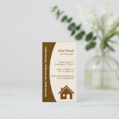 Visitekaartje onroerend goed (Staand voorkant)