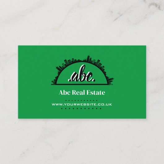 Visitekaartje onroerend goed (Voorkant)