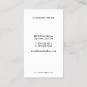 Visitekaartje onroerend goed (Achterkant)