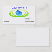 Visitekaartje onroerend goed (Voorkant / Achterkant)