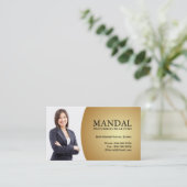 Visitekaartje onroerend goed (Staand voorkant)