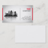 Visitekaartje onroerend goed (Voorkant / Achterkant)