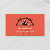 Visitekaartje onroerend goed (Voorkant)