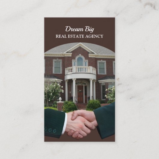 Visitekaartje onroerend goed (Voorkant)