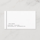 Visitekaartje onroerend goed (Achterkant)