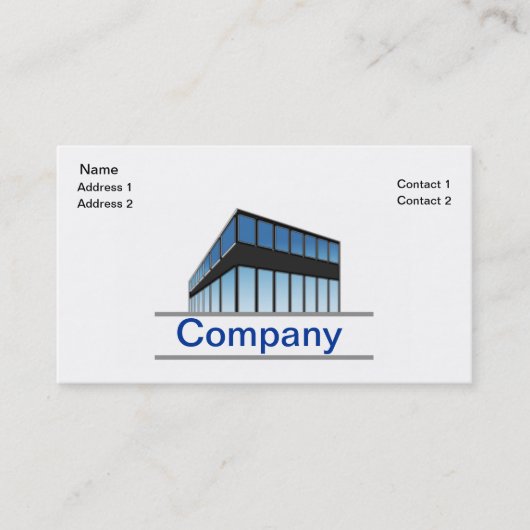 Visitekaartje onroerend goed (Voorkant)