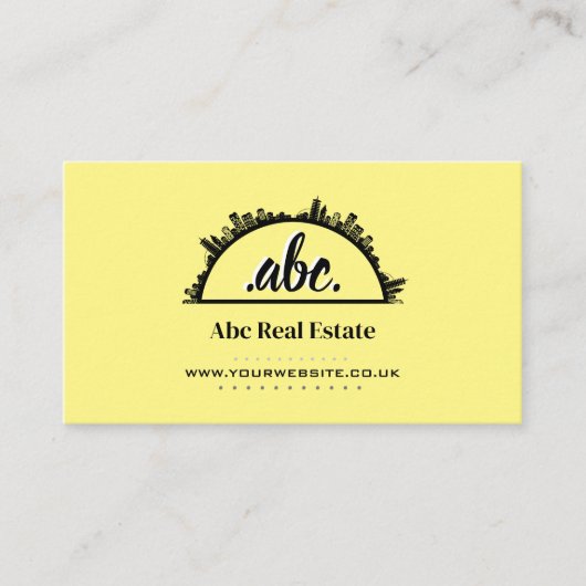 Visitekaartje onroerend goed (Voorkant)