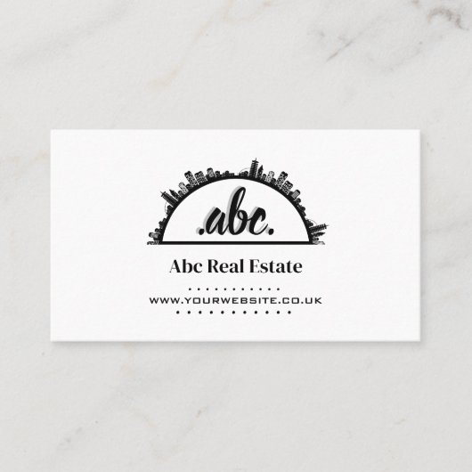 Visitekaartje onroerend goed (Voorkant)