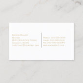 Visitekaartje onroerend goed (Achterkant)