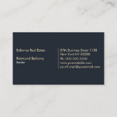 Visitekaartje onroerend goed (Achterkant)