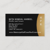 Visitekaartje onroerend goed (Achterkant)