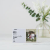 Visitekaartje onroerend goed (Staand voorkant)