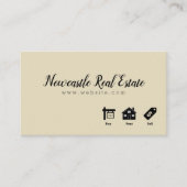 Visitekaartje onroerend goed (Voorkant)