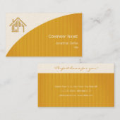 Visitekaartje onroerend goed (Voorkant / Achterkant)