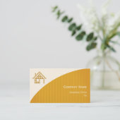 Visitekaartje onroerend goed (Staand voorkant)