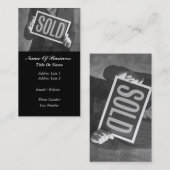 Visitekaartje onroerend goed (Voorkant / Achterkant)