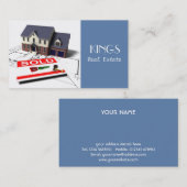 Visitekaartje onroerend goed (Voorkant / Achterkant)