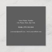 Visitekaartje onroerend goed (Achterkant)