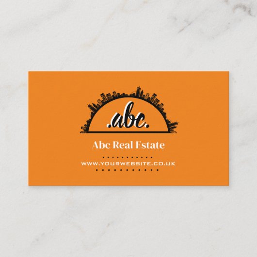 Visitekaartje onroerend goed (Voorkant)