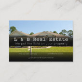 Visitekaartje onroerend goed (Achterkant)