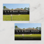 Visitekaartje onroerend goed (Voorkant / Achterkant)