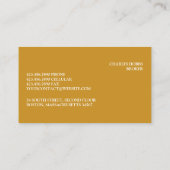 Visitekaartje onroerend goed (Achterkant)