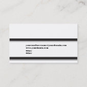 Visitekaartje onroerend goed / bouw (Achterkant)