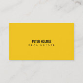 Visitekaartje onroerend goed voor realiteitsaccoun (Achterkant)