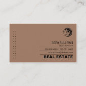 Visitekaartje onroerend goed voor realiteitseigens (Achterkant)