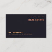 Visitekaartje onroerend goed voor realiteitseigens (Voorkant)