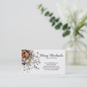 Visitekaartje ontwerp-Sjabloon binneninrichting (Staand voorkant)