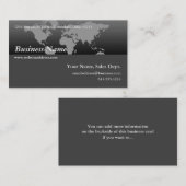 visitekaartje : Ontwerp voor zwarte en grijze Were (Voorkant / Achterkant)