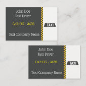 Visitekaartje op basis van taxi's (Voorkant / Achterkant)