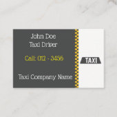 Visitekaartje op basis van taxi's (Voorkant)