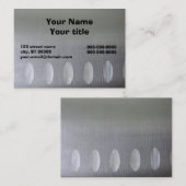 visitekaartje op een Chef's Knife (Voorkant / Achterkant)