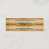 Visitekaartje op eilandstijl (Achterkant)