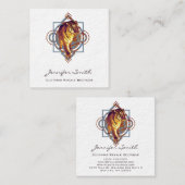 Visitekaartje op het Geometrische tijgerplein (Voorkant / Achterkant)