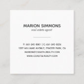 Visitekaartje op het pijlplein voor zandspiering (Achterkant)