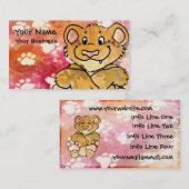 Visitekaartje op luidop (Voorkant / Achterkant)