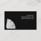 Visitekaartje Open Book AUTHORS & WRITERS (Achterkant)