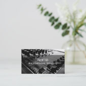 Visitekaartje Opname Studio (Staand voorkant)