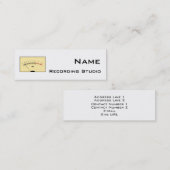 Visitekaartje Opname Studio (Voorkant / Achterkant)