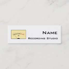 Visitekaartje Opname Studio