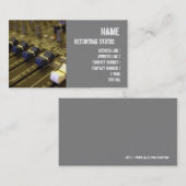 Visitekaartje Opname Studio (Voorkant / Achterkant)