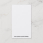 Visitekaartje Opname Studio (Achterkant)