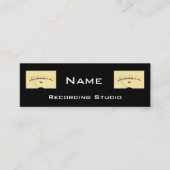 Visitekaartje Opname Studio (Voorkant)